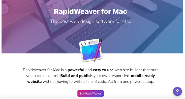 illustration rapidweaver concepteur logiciel web site design