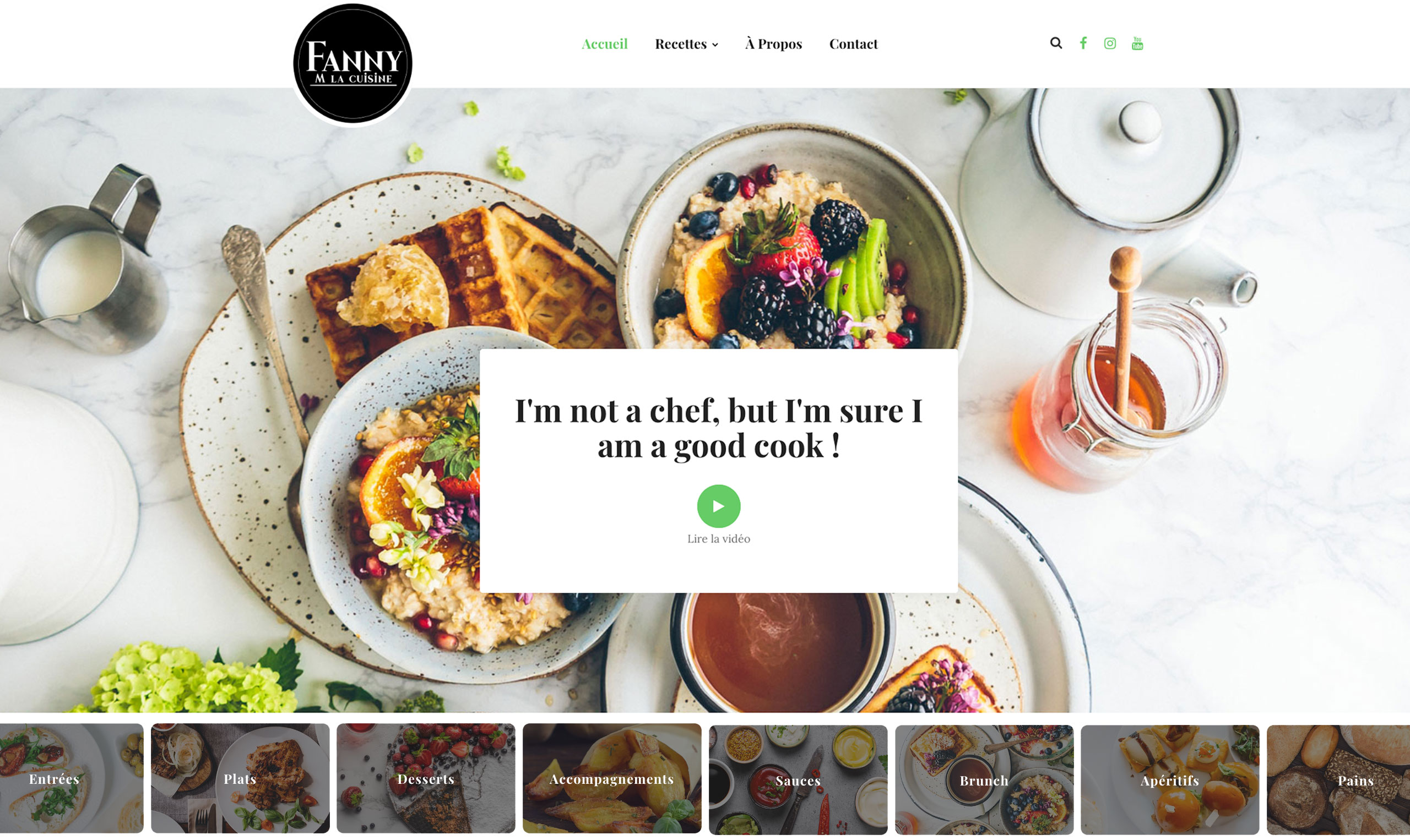 realisation site fanny m cuisine